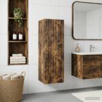 vidaXL Dulap Bathroom Montat pe Perete Stejar fumuriu GartenMobel Dekor (890537)