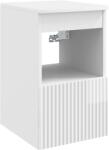 vidaXL Dulap de Baie Alb foarte lucios 30 x 35 x 50 cm Lemn prelucrat GartenMobel Dekor (890486)