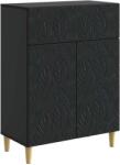 vidaXL Bufet Negru 66 x 34, 5 x 90 cm Lemn prelucrat GartenMobel Dekor (895096) Comoda