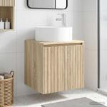 vidaXL Chiuveta de baie suspendata Stejar Sonoma 49, 5 x 44, 5 x 65, 5 cm GartenMobel Dekor (890464)