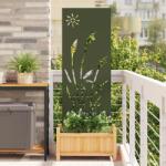 vidaXL Ecran de intimitate pentru gradina Olivengrønn 50 x 140 cm GartenMobel Dekor (876276)