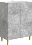 vidaXL Bufet Gri Beton 66 x 34, 5 x 90 cm Lemn prelucrat GartenMobel Dekor (895048) Comoda