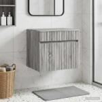 vidaXL Dulap Bathroom Montat pe Perete Sonoma gri 59 x 44, 5 x 50 cm GartenMobel Dekor (890638)