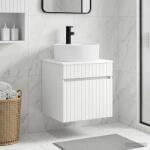 vidaXL Chiuveta de baie suspendata Alb 49 x 44, 5 x 65 cm GartenMobel Dekor (890592)