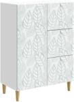 vidaXL Bufet Alb 66 x 34, 5 x 90 cm Lemn prelucrat GartenMobel Dekor (895085) Comoda