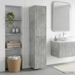 vidaXL Dulap Bathroom Montat pe Perete Gri Beton 33 x 34, 5 x 160 cm GartenMobel Dekor (890515)