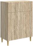 vidaXL Bufet Stejar Sonoma 66 x 34, 5 x 90 cm Lemn prelucrat GartenMobel Dekor (895097) Comoda