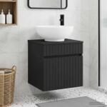 vidaXL Chiuveta de baie suspendata Negru 49 x 44, 5 x 66, 5 cm GartenMobel Dekor (890603)