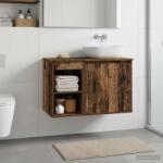 vidaXL Dulap de Baie Intre Lemn vechi 30 x 44, 5 x 50 cm Lemn prelucrat GartenMobel Dekor (890356)