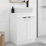vidaXL Mobila de baie cu chiuveta Alb 54 x 35 x 83 cm Lemn prelucrat GartenMobel Dekor (890158)