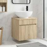 vidaXL Chiuveta de baie suspendata Stejar Sonoma 49 x 44, 5 x 66, 5 cm GartenMobel Dekor (890604)