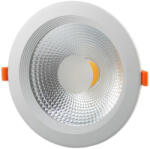 OPTONICA süllyesztett COB LED mélysugárzó lámpatest 20W 1600lm 6000K hideg fehér 145° 3273 (3273) - ledsziget
