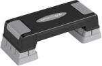 SPORTNOW Stepper Fitness Aerobic 3 Niveluri, Înălțime Reglabilă 12/17, 5/22, 5 cm, Suprafață Antiderapantă, Capacitate 250 kg, Gri | Aosom Romania (A90-452V00GY)