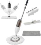 Dreamramp Set Mop 3 in 1 cu Pulverizator, mop Rotund si Plat din microfibră, Racleta pentru Geam - Dreamramp (WYL-05A)