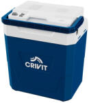 Crivit CKB 20-Li A1 SOLO Autós / hálózati / akkus hűtő fűtő elektromos hűtőtáska, 24 literes / 12V DC / 20V DC / 230V AC (ParkSide akku és töltő nélkül)