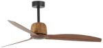 Faro Barcelona FARO 33435 - Ventilator de tavan WEAVER M, Ø 128 cm, maro/negru + telecomandă (FA33435)