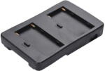 iShoot Adaptor F2-BP de la NP-F la V-mount cu 2 sloturi pentru NP-F550 NP-F750 NP-F970 (8097)