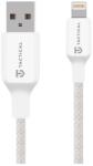 Tactical Stitch Thread USB / Lightning töltő- és adatkábel 2m fehér 57983126578 (57983126578)