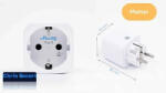 Shelly plug m gen3 (pachet de 2 prize)- priza inteligenta wi-fi si bluetooth, monitorizare energie, procesor shelly chip, c (3800238074173)
