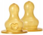 Bibs Комплект каучукови биберони за бутилка Bibs - Бавен поток, 0 м+, 2 броя (5000001) - ozone