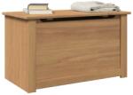 vidaXL Panama tömör fenyőfa tárolóláda fedéllel 79 x 42 x 46 cm 4016387 (4016387)