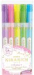 Zebra Textmarker glitter 5 culori/set Zebra (TMK042)