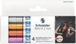 Schneider Marker metalic Schneider Paint-It 011 2 mm 4 buc/Set1 (PMK039)