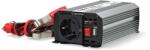 Nedis PIM30012FGY 12V DC - 230V AC inverter, 300W, csatlakozás: szivargyújtós, akku csipesz