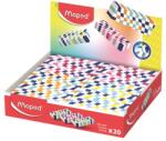 Maped Дисплей за ластик, шашка, MAPED Checkerboards", смесени шарки 123501 (123501)