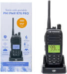 PNI Statie radio portabila PNI PMR R70 PRO 446MHz 16CH 0.5W 99 canale programabile PC tonuri 50 CTCSS si 166 DCS IP67 (PNI-R70-PRO) Statii radio