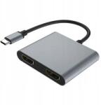  Adapter USB-C la 2xHDMI Unitek V1404B 4K 60Hz (v1404b)