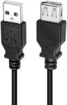 LogiLink Cablu de date LogiLink, USB-A Male - USB-A Female, 5 m, Black (CU0012B)