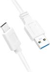 LogiLink Cablu de date Logilink CU0173, USB-A male - USB-C male, 0.5 m, White (CU0173)