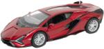 Kinsmart Mașinuță metalică Kinsmart - Lamborghini Sián FKP 37, 1: 36, bordo (53129)