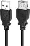LogiLink Cablu de date Logilink LogiLink CU0010B, USB 2.0 Male - USB 2.0 Female, 2 m, Black (CU0010B)