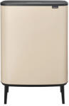 Brabantia Cos de gunoi Brabantia Bo Touch Hi 1010457, 60 l, Manere laterale, Picioare reglabile, Bej (1010457) Cos de gunoi
