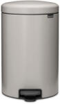 Brabantia Cos de gunoi cu pedala Brabantia NewIcon 1010441, 20 l, Inchidere lenta, Baza antiderapanta, Gri deschis (1010441) Cos de gunoi