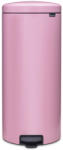 Brabantia Cos de gunoi cu pedală Brabantia NewIcon 1010443, 30 l, Inchidere lenta, Baza antiderapanta, Roz (1010443) Cos de gunoi