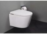 Roca Vas wc cu capac soft-close suspendat rimless Roca Avant, cu functie de bideu alb lucios (A80336NS01)