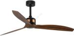 Faro Barcelona FARO 33451WT-таванен вентилатор. COPPER FAN M Ø 128 см кафяв/черен Wi-Fi Tuya + дистанционно управление (FA33451WT)