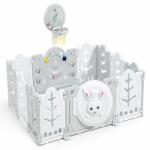 Moni Garden Gard pliabil pentru joacă Moni Garden - The White Rabbit, 160 x 115 cm (112826)