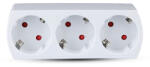 V-TAC Adaptor cu 3 prize 16A, 3680W maxim, V-TAC SKU-8789 (SKU-8789)