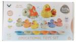 Raya Toys Set de jucării pentru baie Raya Toys - Rățuște și țestoasă cu bărci, 16 piese (503125173)