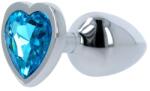 1Sexy Aнален разширител със син кристал сърце Heart Plug