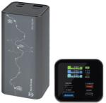 Tactical SQUAD BATTALION vésztöltő USB+2 Type-C aljzat 20000mAh, LED kijelző, SÖTÉTSZÜRKE 57983128514 (57983128514)