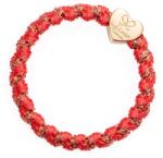 By Eloise London Woven Gold Heart Hajgumi nőknek színes Savannah Red