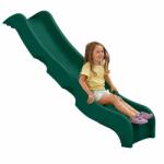 KBT Tobogan pentru uz public Optima, verde, 240 x 50 x 44 cm, pentru platforma de 1.25 m inaltime, KBT (KBT445.012.002.001)