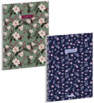 Ars Una Navy-Flowery-mix A/4 spirálfüzet-vonalas (53895950)