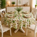 Pucioasa Fata de masa teflonata, rotunda, diametru 140cm, Avocado Fata de masa