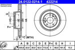 ATE Disc frana ATE 24.0122-0214.1 (24.0122-0214.1) - turbochic